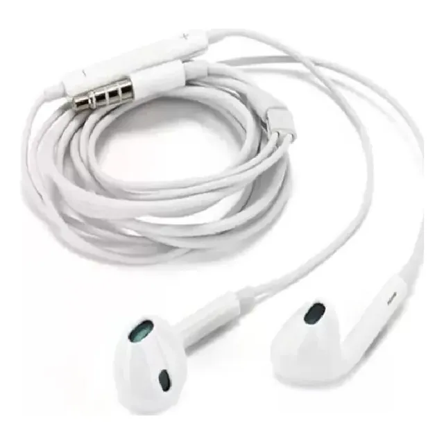 Auriculares Manos Libres  3.5 Mm Micrófono/plug Blanco