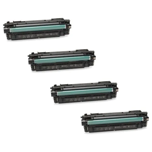 4 Cartuchos Compatible Con 655a Cf450a Cf451a Cf452a Cf453a