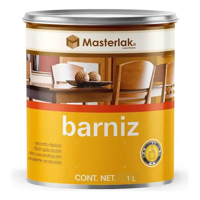 Barniz Entintado Para Madera Fácil Uso 1 L Masterlak Acuario