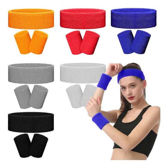 W 18pz Banda Deportiva Cabeza Sudor Elástica Diadema