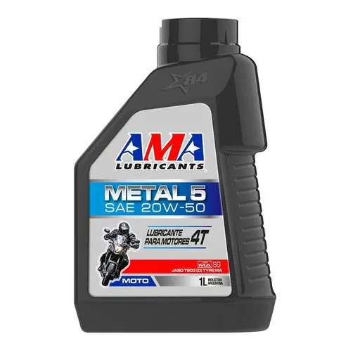 Aceite Ama Mineral Metal 5 20w50 Motos