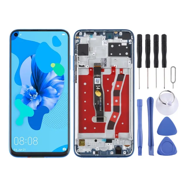 Sjp Pantalla Lcd Azul Con Marco For Huawei P20 Lite 2019