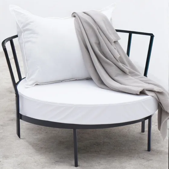 Sillon Camastro Hierro Redondo+ 2 Almohadones 