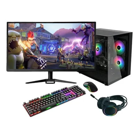 PC Gamer Completo BluePC FIRE - AMD Ryzen 7 5700G, 16GB DDR4, Radeon VEGA, SSD 512GB, Fonte 500W, Monitor 20" 75Hz - PG2E-1046FI