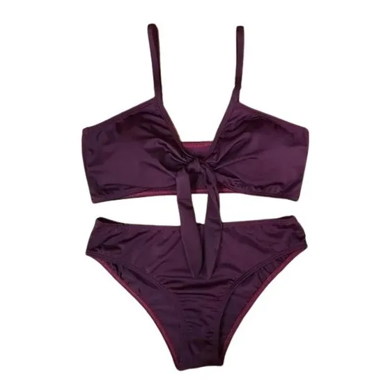Traje De Baño Bikini Clásico  De Dos Piezas