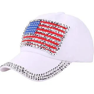 Gorra Brillante Con Bandera Americana Para Hip Hop - Unisex Gorra Brillante Con Bandera Americana Para Hip Hop - Unisex
