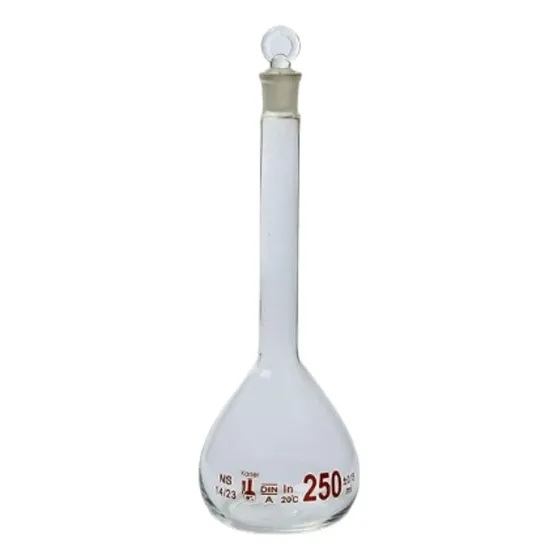 Balón Aforado Matraz Volumétrico De 250 Ml Karter Scientific