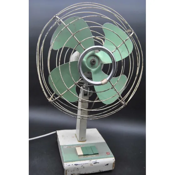 Antiguo Ventilador Retro Vintage Viejo Funcionando