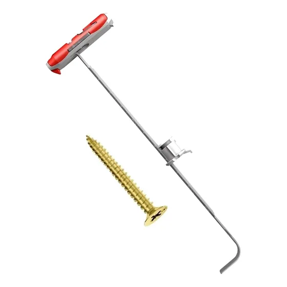 Kit Tarugo Especial Durlock Duotec10 Fischer + Tornillos Fix 5x45mm | Ideal Paredes de Yeso | Bolsa Por 4 Unidades