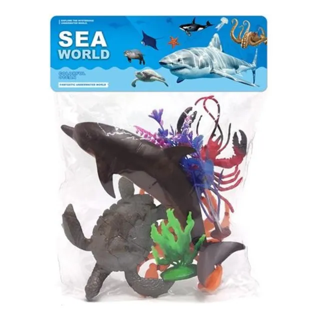 Set Animales De Mar En Bolsa Para Chicos - Andicar