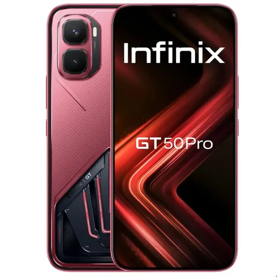 Infinix GT 50 PRO 5G, 12/256gb, Llamarada Roja con Gaming Kit Gratis, Enfriamiento Líquido Real - Gatillos GT - 144 FPS Ecosistema Gaming