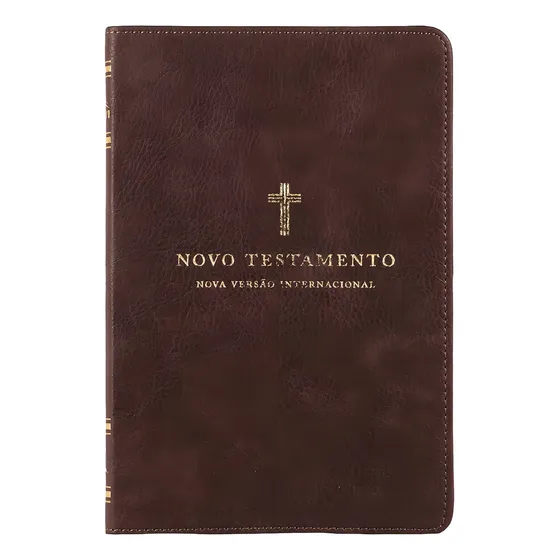Novo Testamento | Nvi | Leitura Perfeita | Couro Soft | Cruz Marrom, De Nvi. Editora Thomas Nelson, Capa Mole Em Português