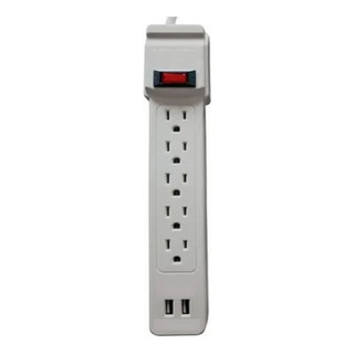 Multicontacto Pro-eléctrico Contra Picos Con Puertos Usb Multicontacto Pro-eléctrico Contra Picos Con Puertos Usb