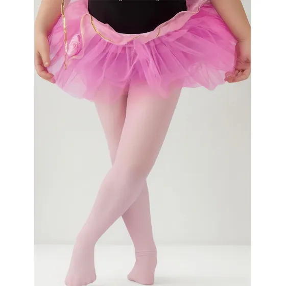 Medias De Ballet De Niña En Rosado