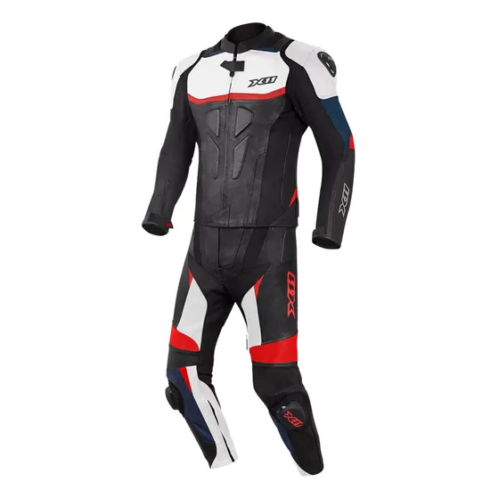 Macacao X11 Speed 2 2pecas Tricolor 3 Branco Azul Vermelho