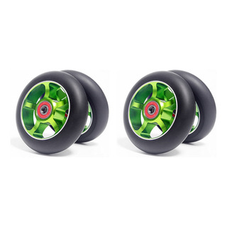 Ruedas De Repuesto Para Scooter De 100 Mm, 4 Piezas, Con Rod Ruedas De Repuesto Para Scooter De 100 Mm, 4 Piezas, Con Rod