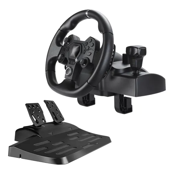 Volante Con Cambios Y Pedales Ps3 Ps4 Xbox S / X One Pc