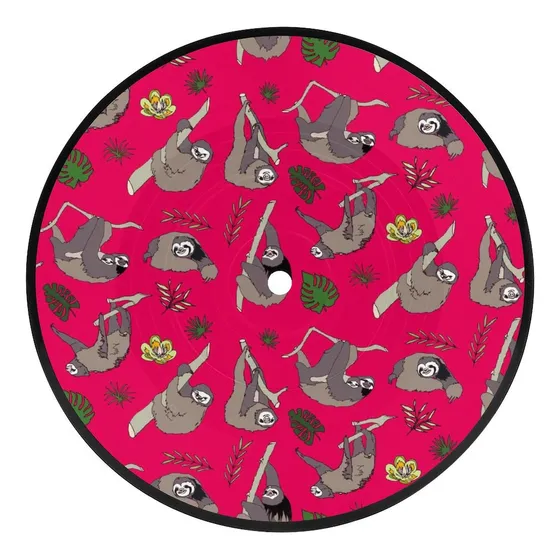 Posavaso Diseño Arbol Flor Retro Cd Antideslizante Para Casa