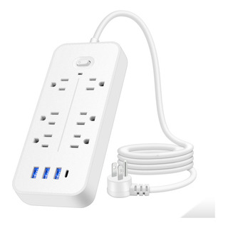 Multicontactos El-06 Extension Blanco 110v 1.2 M Multicontactos El-06 Extension Blanco 110v 1.2 M