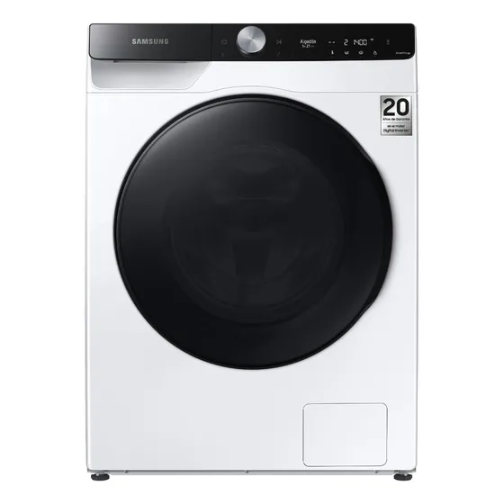 Lavadora E Secadora Automática Samsung Wd12tp04db Branco Inversor 12,5 Kg 127v
