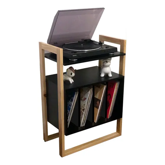 Mueble Para Tornamesa Y Vinilos Caser - Audio Mix