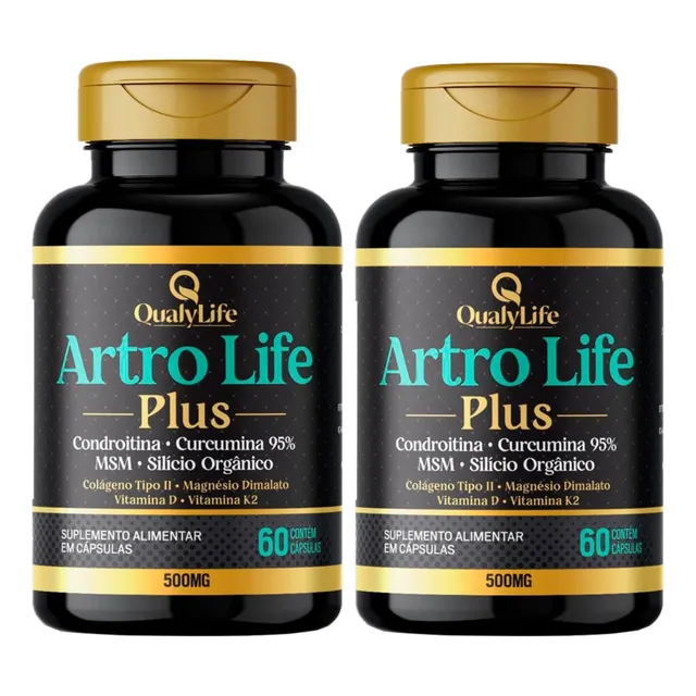 Colágeno Tipo 2 Artro Life Plus 2 X 60 Cápsulas Qualylife