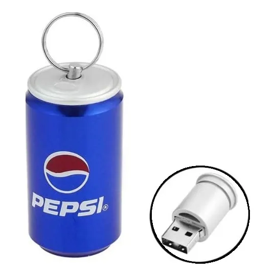 Pendrive Pepsi 64 Gb Memoria Flash 2.0 Bebida
