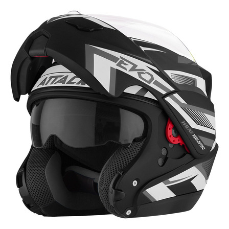 Capacete Attack Evo Fosco Fechado Robocop Articulado Oferta Capacete Attack Evo Fosco Fechado Robocop Articulado Oferta