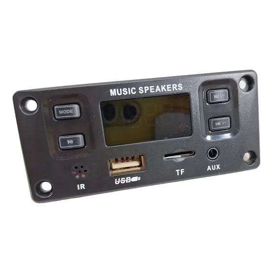 Placa De Audio Amplificada 2x30w 12v Bluetooth Cod 1055