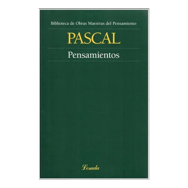 Pensamientos - Blaise Pascal