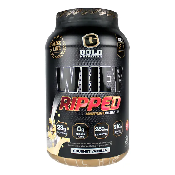 Whey Ripped Gold Nutrition Proteína Con Quemador De Grasa