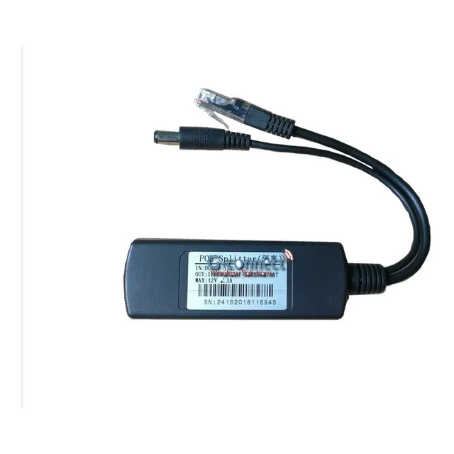 Adaptador Poe Splitter P Camara Videovig  48 V - 12v  Salida