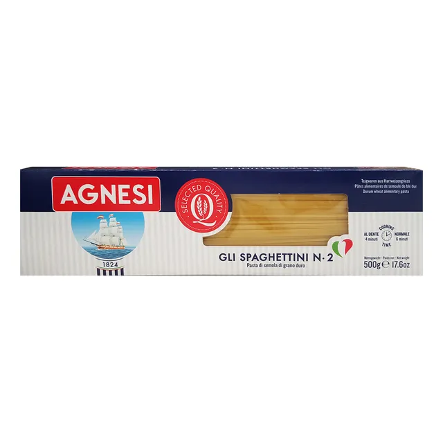 Pasta Spaghettini N° 2 Agnesi 500 Grs