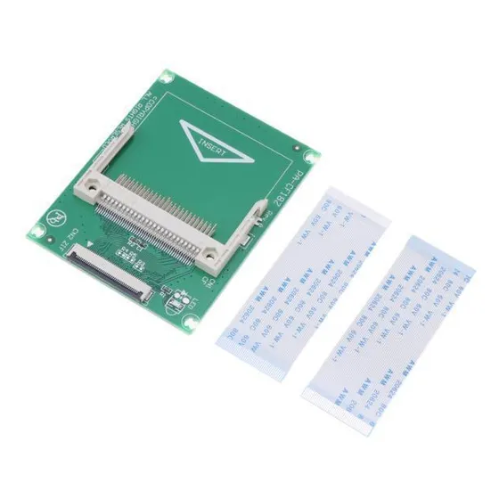 Adaptador De Cartão De Memória Cf Para Ce Zif Ssd 2 Peças