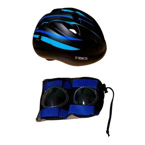Kit De Protección Para Niños Bks (casco,rodilleras Y Codera)