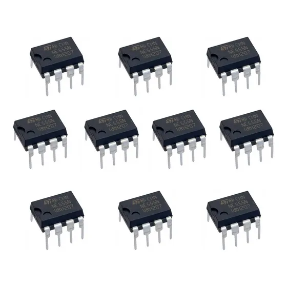 Ne555 Timer Lm-555 Ne555 Lm555 Dip8 Pack X 10 Unidades