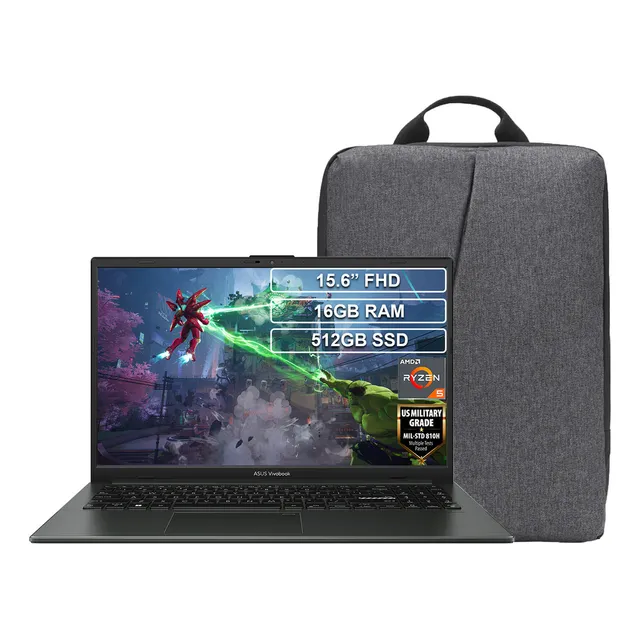 Portátil Asus E1504fa Ryzen 5 7520u 16gb 512gb Vivobook Go Color Negro