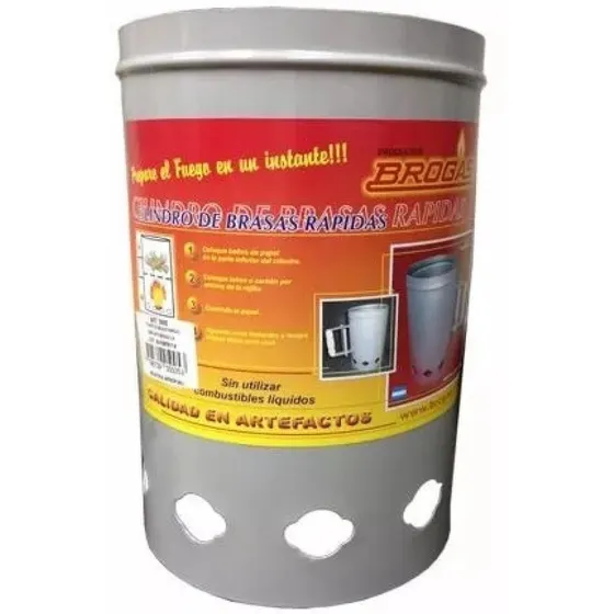 Brasero Brasas Rapidas Brogas Metalico Para Parrilla