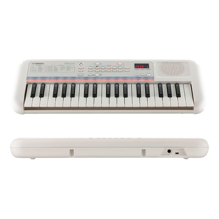 Teclado Mini Yamaha Remie Pss-e30 Com 37 Teclas Usb 5v Cor Branco Teclado Mini Yamaha Remie Pss-e30 Com 37 Teclas Usb 5v Cor Branco