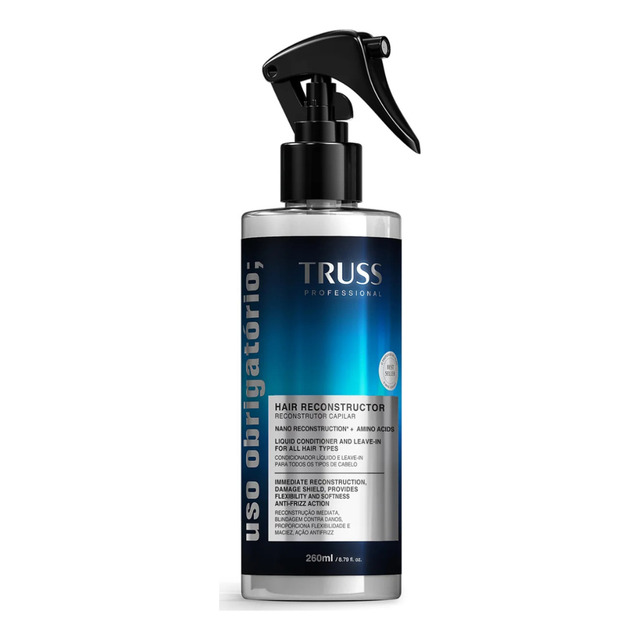 Truss Uso Obrigatório 260ml Reconstrutor Capilar Multifuncional | Nova Fórmula 2025 Com P... Truss Uso Obrigatório 260ml Reconstrutor Capilar Multifuncional | Nova Fórmula 2025 Com P...
