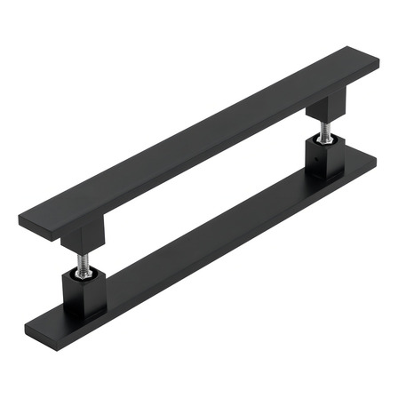 Puxador Inox Preto Para Porta Pivotante Madeira Vidro 40 Cm Cor Fosco Puxador Inox Preto Para Porta Pivotante Madeira Vidro 40 Cm Cor Fosco