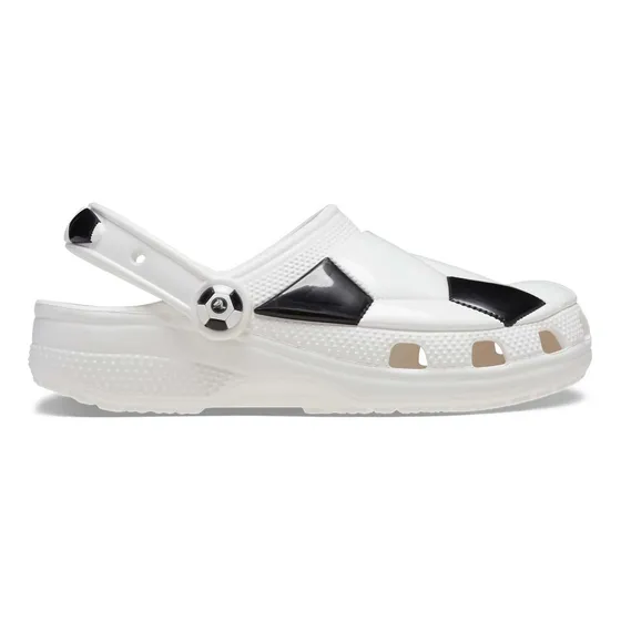 Sandalias Unisex Niños Diseño De Fútbol Ajuste Seguro Crocs