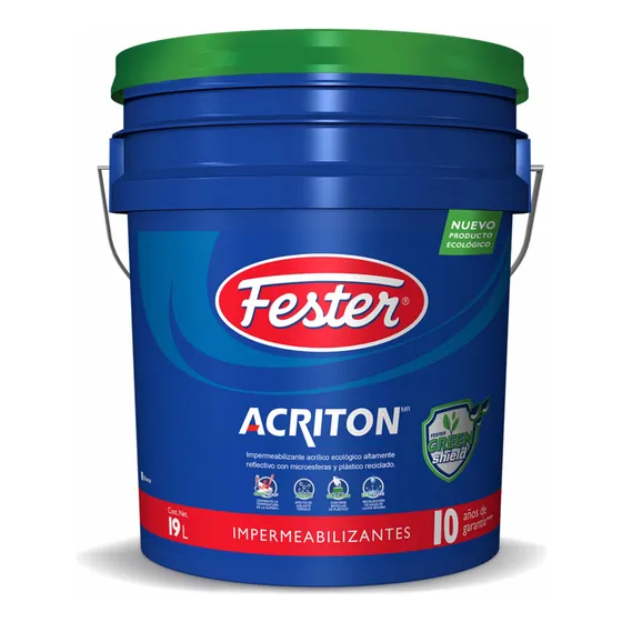Impermeabilizante Acrílico Fester Acriton Green-shield 19l