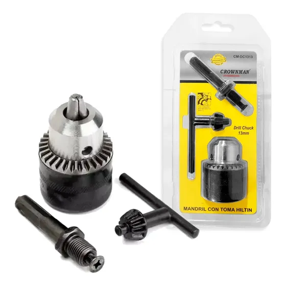 Mandril Taladro 1.5 - 13mm Adaptador Sds Plus Hiltin + Llave | Cuotas sin interés