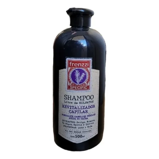 Shampoo Revitalizador Anti Caída Frenzzi Sin Sulfatos 500ml