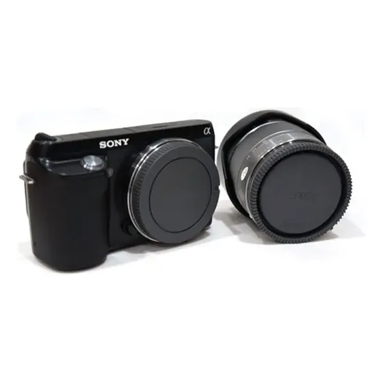Kit Tapas Sony Montura E, Set Tapas Cuerpo Y Lente Sony Nex