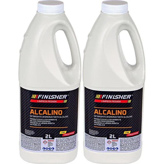 2 Alcalino Limpeza Pesada Chassis Desincrustante Finisher 2l