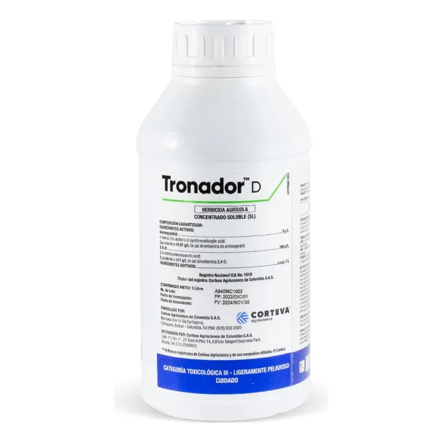 Tronador D X 1 L Herbicida De Uso Agricola 