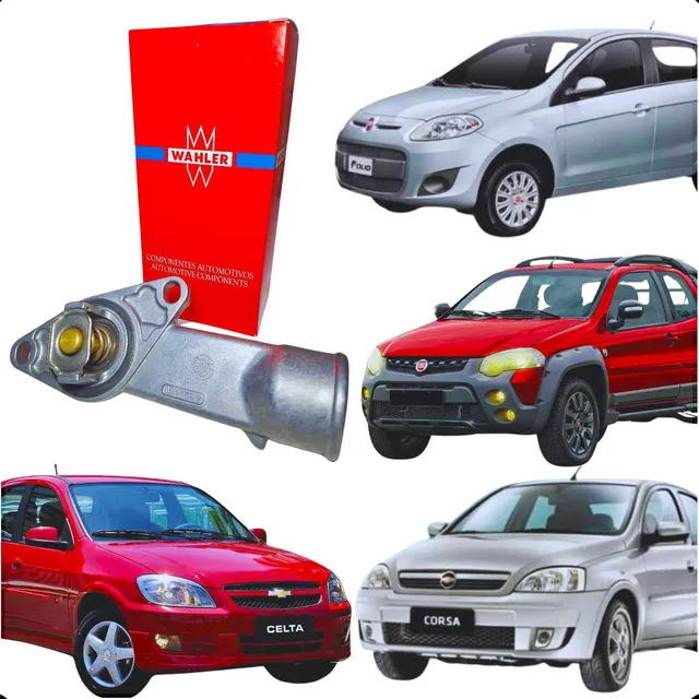 Válvula Termostática Gm Corsa Celta Fiat Palio Strada Onix