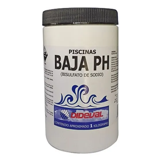 Baja Ph Para Piscina 1kg Bisulfato De Sodio Dideval